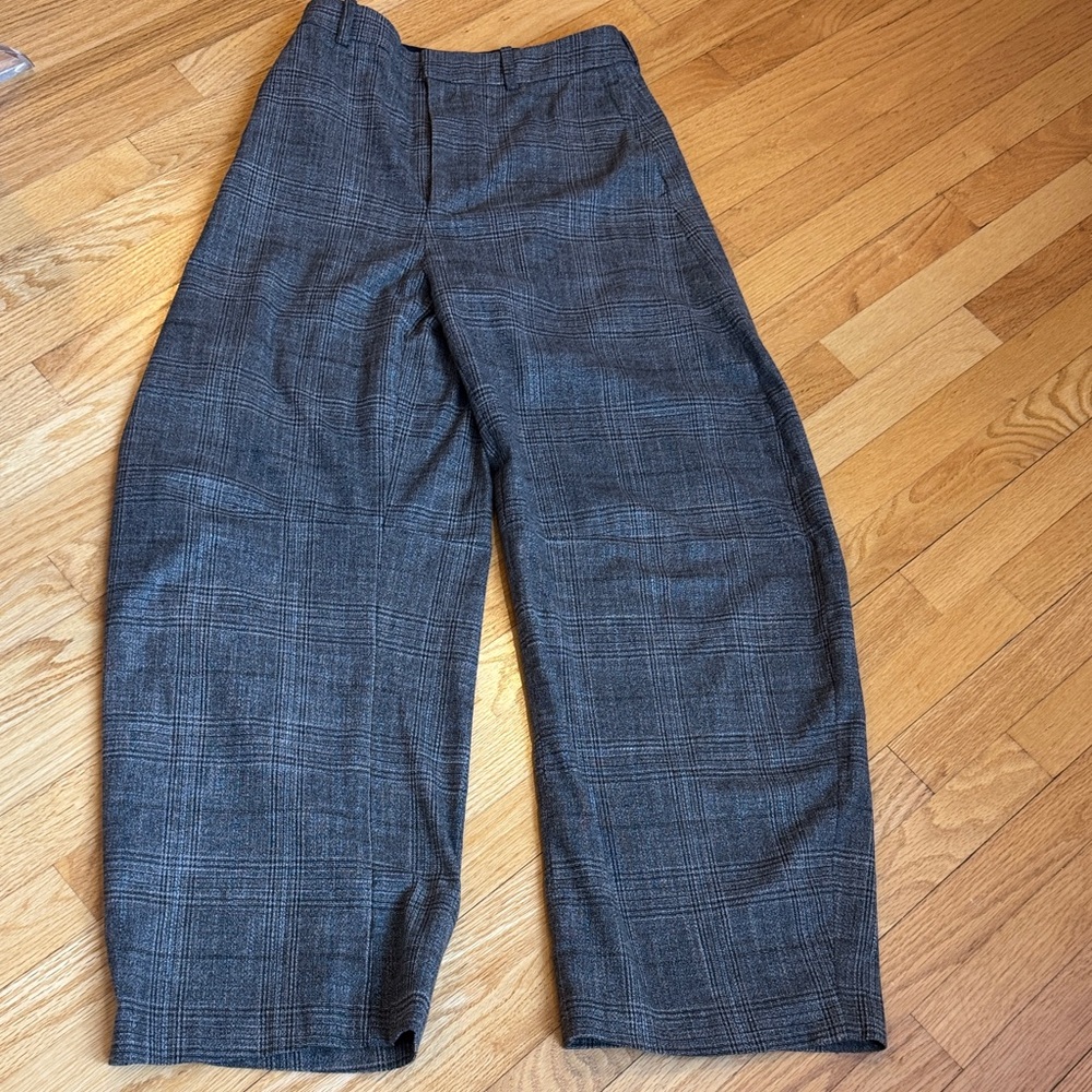 Womens trouserGray Plaid Pants